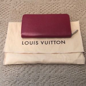 Red Epi Leather Zippy wallet
